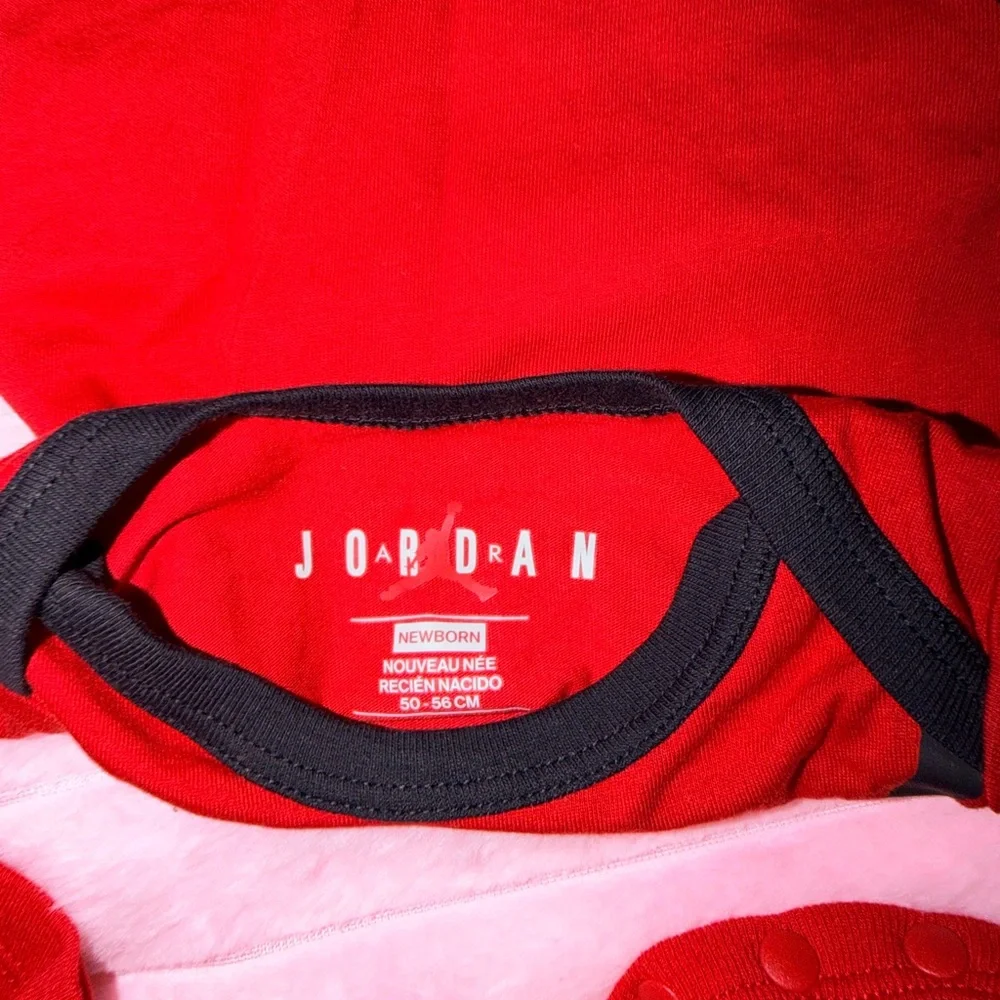 Nike Baby Bodysuits - Red, Black & White Sport Set - Picture 11 of 11